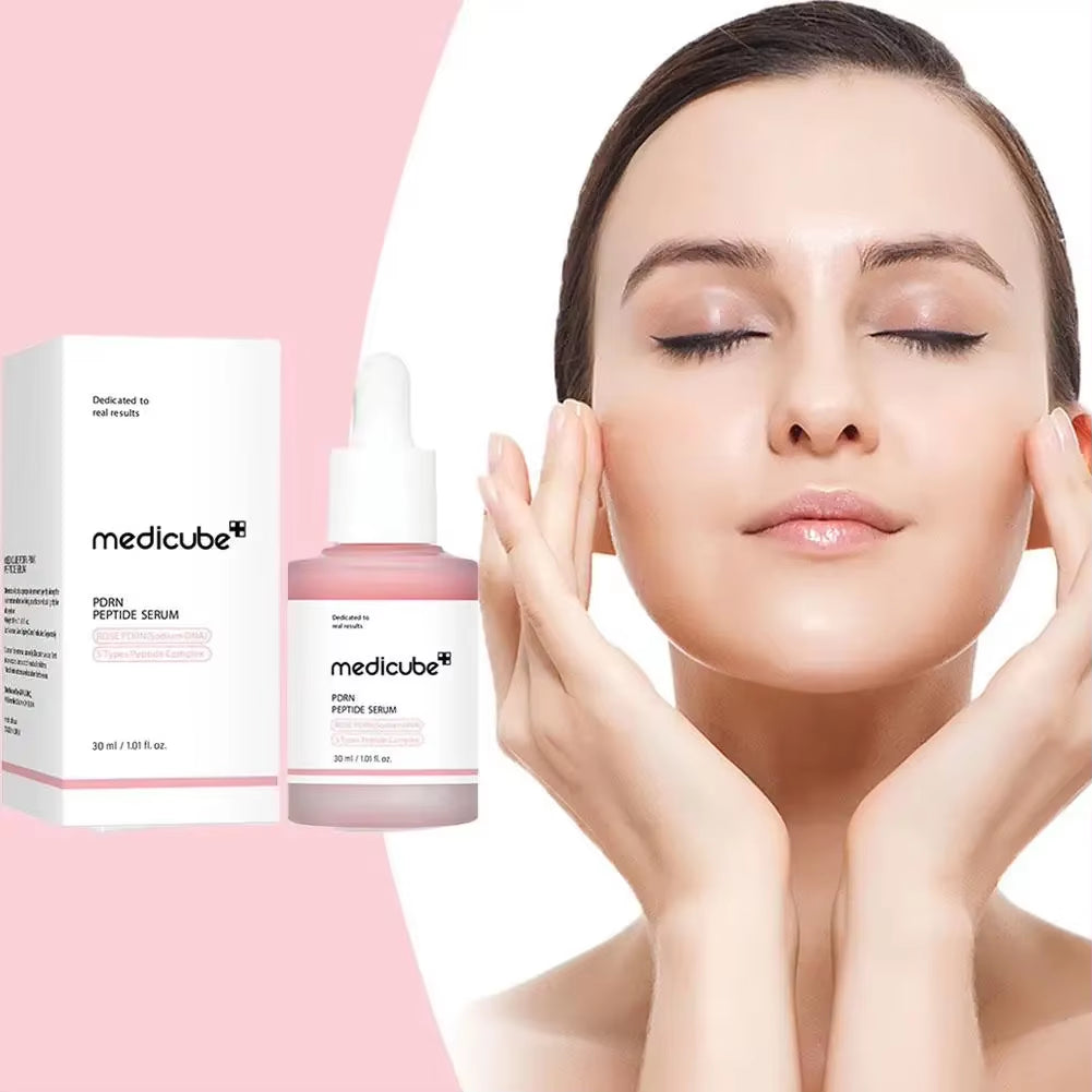 Pink Peptide Serum Milk Moisturizing and Hydrating Brightening Hydrating Improve Skin Condition Dry Dehydrated Skin Care 30ML
