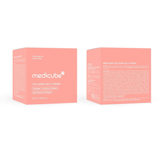 Collagen Jelly Cream- Niacinamide & Freeze-Dried Hydrolyzed Collagen - Boosts Skin'S Barrier Hydration and Gives 24H Glow & Lifted Look - Korean Skincare (1.69 Fl Oz (Pack of 1))