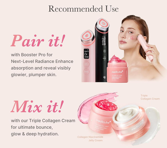 Collagen Jelly Cream- Niacinamide & Freeze-Dried Hydrolyzed Collagen - Boosts Skin'S Barrier Hydration and Gives 24H Glow & Lifted Look - Korean Skincare (1.69 Fl Oz (Pack of 1))