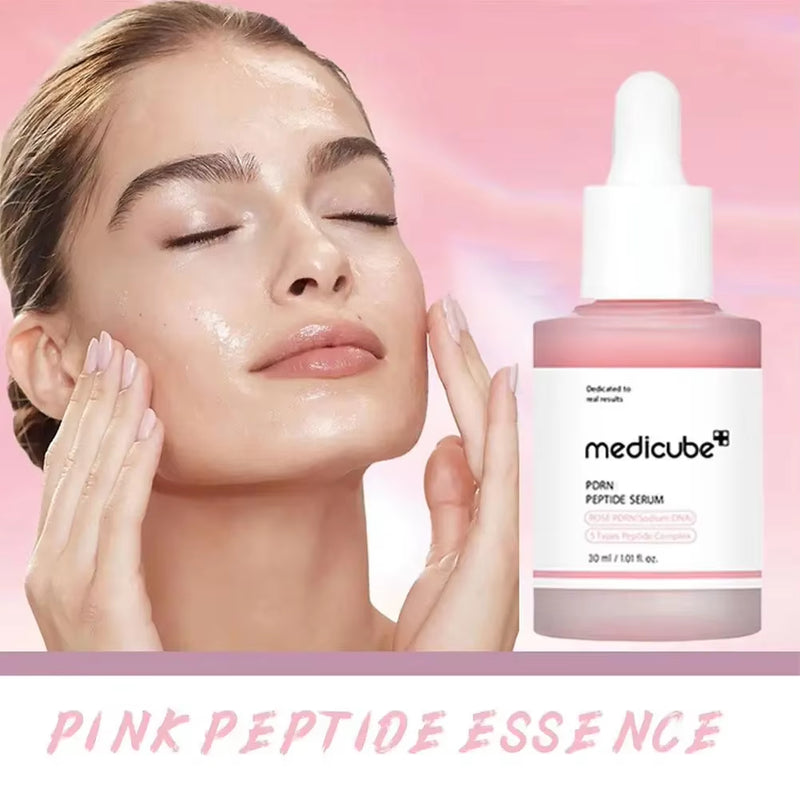 Pink Peptide Serum Milk Moisturizing and Hydrating Brightening Hydrating Improve Skin Condition Dry Dehydrated Skin Care 30ML