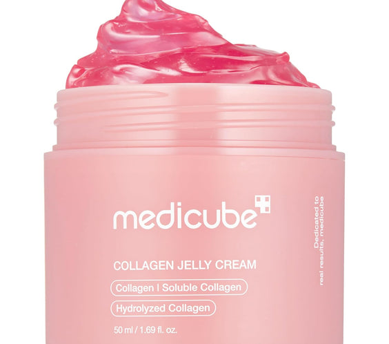 Collagen Jelly Cream- Niacinamide & Freeze-Dried Hydrolyzed Collagen - Boosts Skin'S Barrier Hydration and Gives 24H Glow & Lifted Look - Korean Skincare (1.69 Fl Oz (Pack of 1))